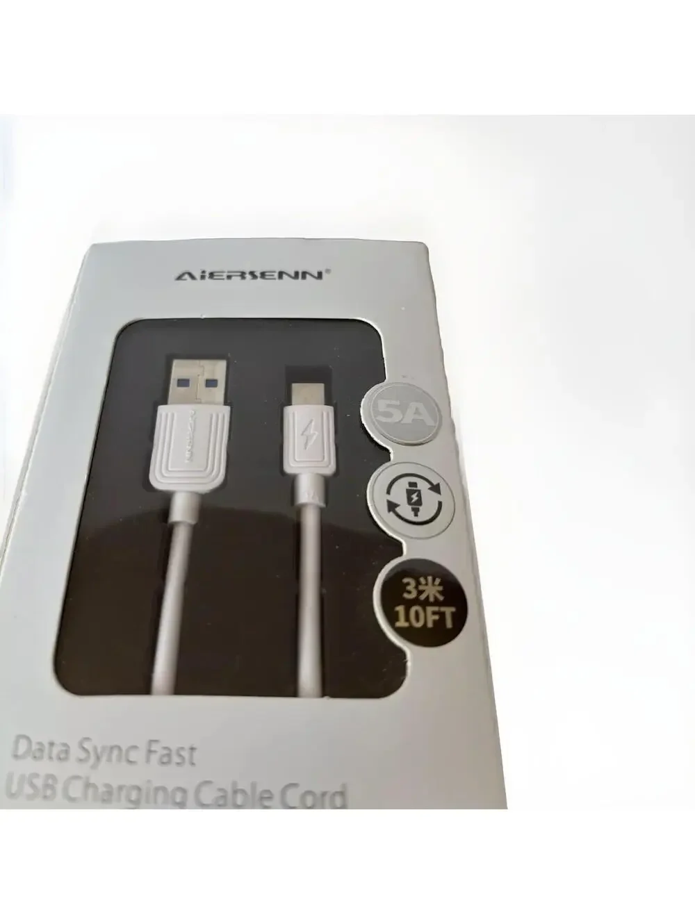 Type C Phone Charging Cord Data Sync Fast USB Charging Cable Cord 3M Long